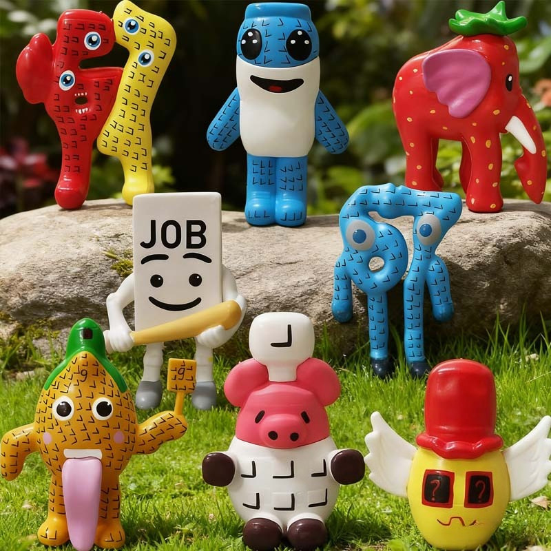 Roblox Steal A Brainrot Action Figure Collection 67 Strawberry Elephant Desktop Model Jewelry