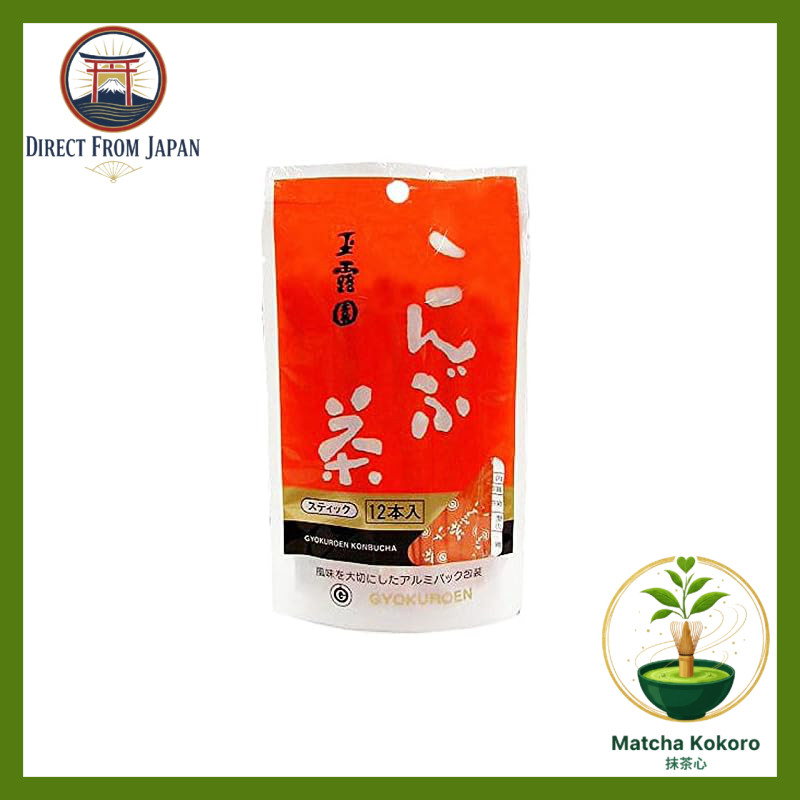 Gyokuroen Kombucha Stick (2g×12 packs) × 5 units