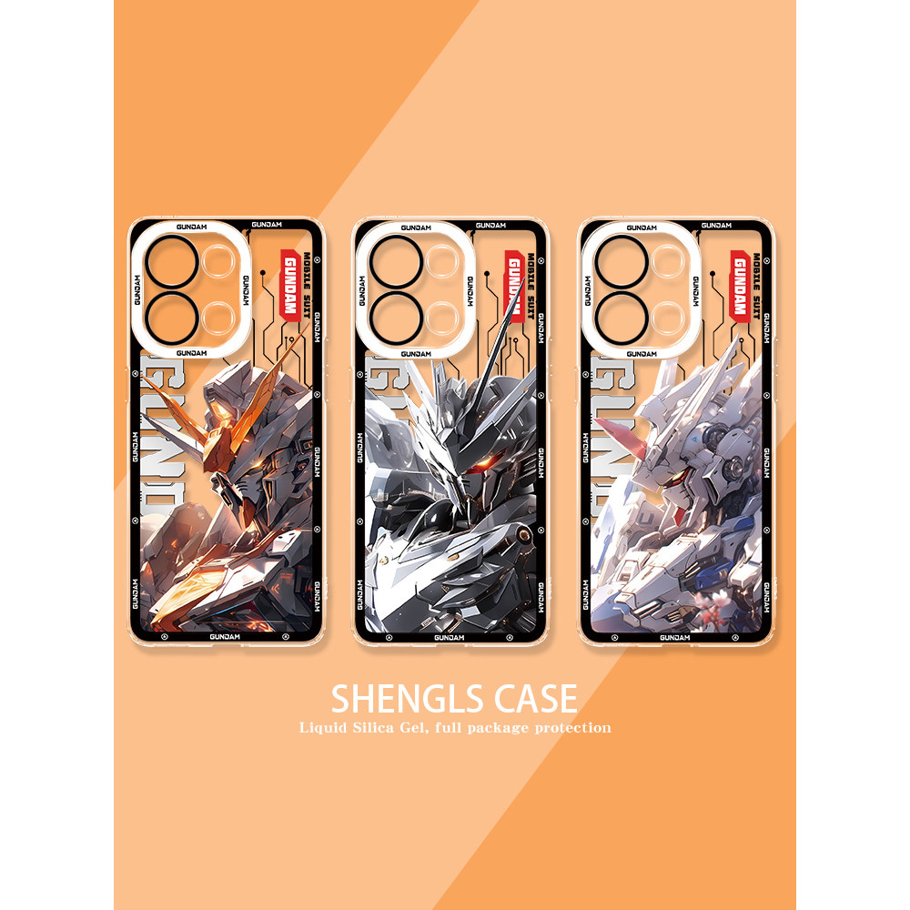 [แผ่นดินใหญ่คลังสินค้าพร้อม/Gundam Series/ญี่ปุ่นสองมิติเคสโทรศัพท์มือถือ/] Gundam oppo Reno13 เคสโท