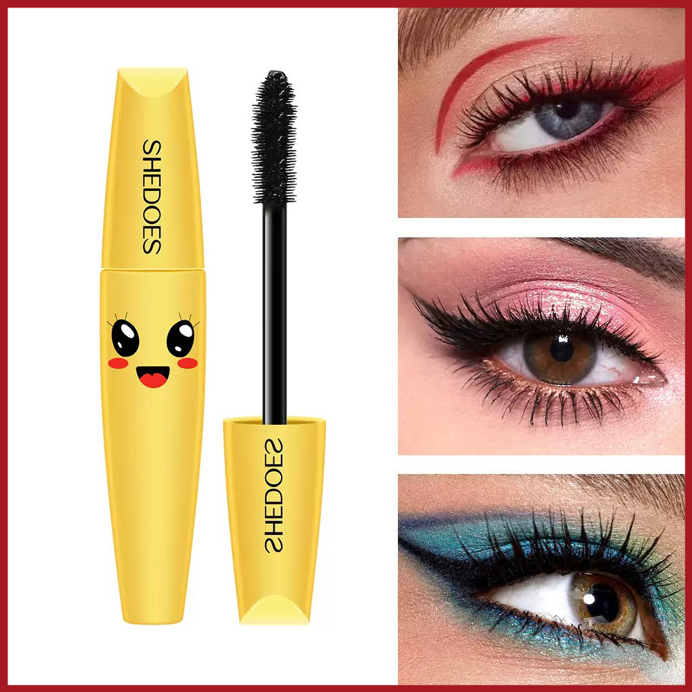มาสคาร่าสีดำ SHEDOES: บาง หนา ทนทาน กันน้ำ และใช้งานง่าย ขนตาธรรมชาติ ติดทนนาน