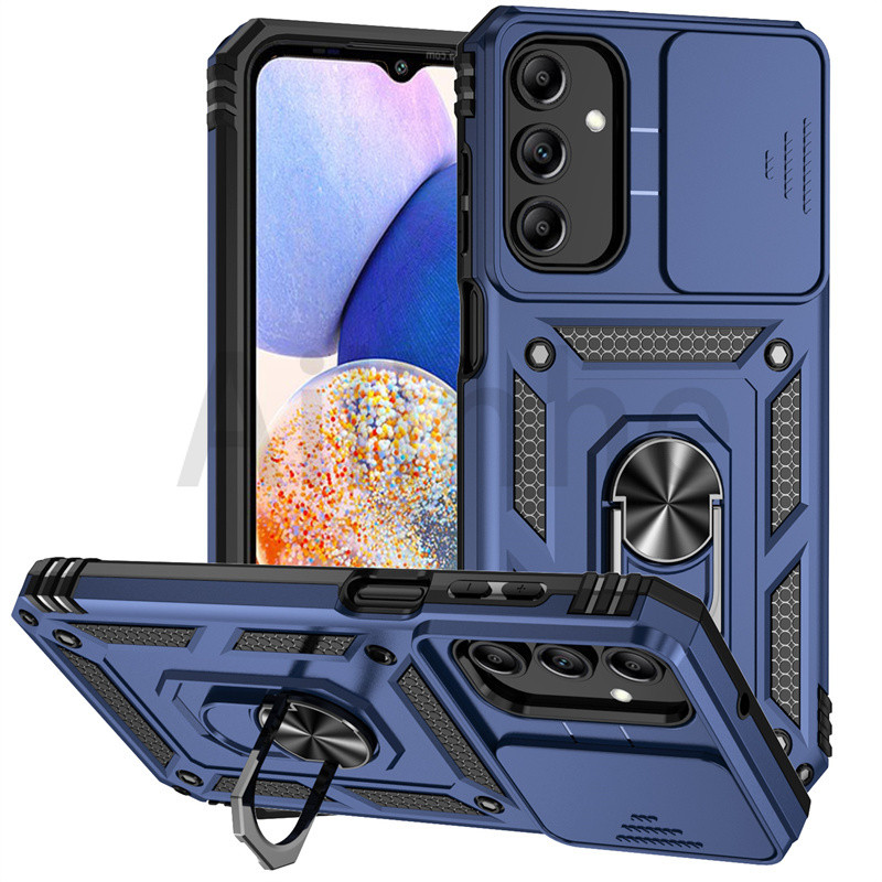 สําหรับ Samsung Galaxy A16 A26 A36 A56 5G กรณีสไลด์เลนส์กล้องเกราะเคสโทรศัพท์สําหรับ Galaxy A06 56 3