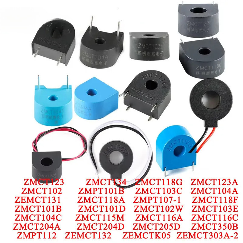 ZMCT102 ZMCT123 ZMCT103E ZMCT116 ZMCT104 ZMCT118G ZMCT204A ZMCT205D ZMCT350B Class ABC Precision Cur
