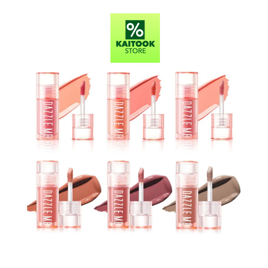 DAZZLE ME Heart-Melt Creamy Liquid Blush ครีมมี่ ลิควิด บลัช เกลี่ยง่าย สีแน่นชัด 6 สี