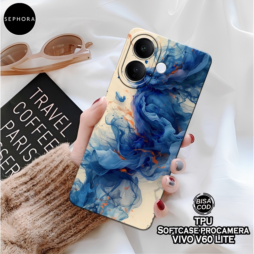 เคส HP ล่าสุด VIVO V60 LITE 2025 - เคสแฟชั่นนามธรรม - เคส VIVO V60 LITE 2025 Softcase - เคสกล้อง Pro