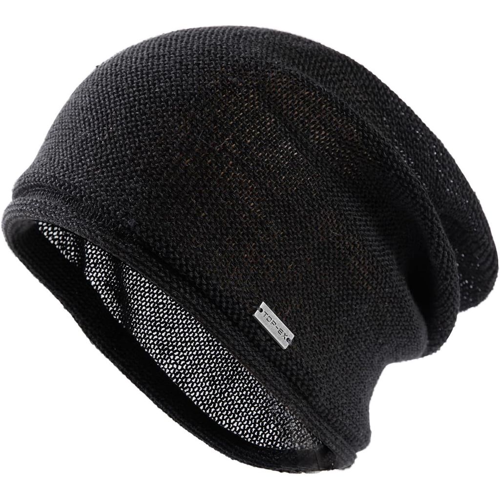 TOP-EX L/XL/XXL 100% Linen Beanie Summer Cooling Organic Eco-Friendly Fashion