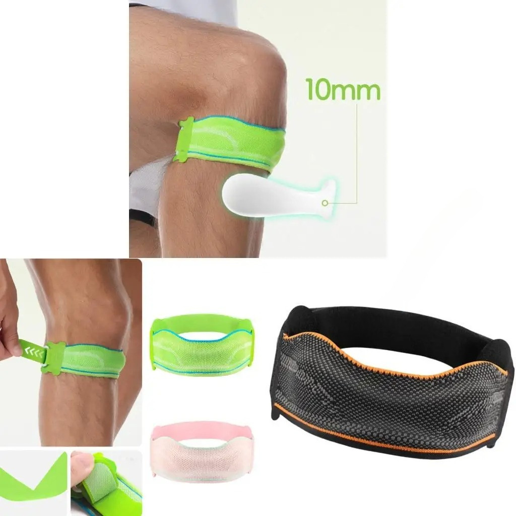 1 ชิ้น Patella Band Patella Tendon สายรัดปรับ Patella เข่าสายรัดเข่าสําหรับวิ่งบาสเกตบอลฟุตบอล