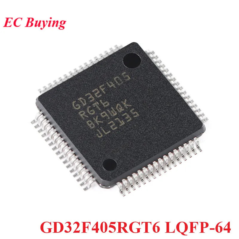 2 ชิ้น/1 ชิ้น GD32F405RGT6 GD32F405 GD32F 32F405RG 32F405RGT6 LQFP-64 แขน Cortex-M 32-bit Microcontr