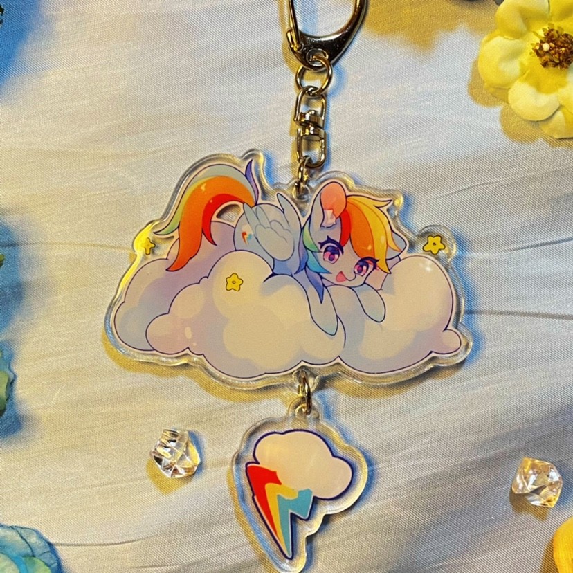 [My Little Pony Pony] [คลังสินค้าพร้อม] My Little Pony MLP Cloud Baby Daisy Cloud String Pendant 7cm
