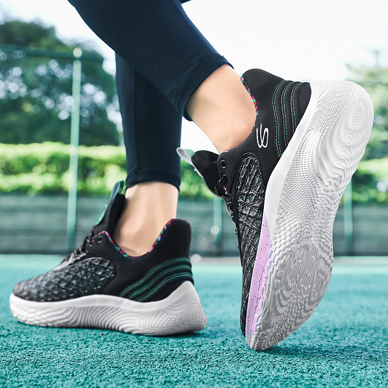 Curry 9th Generation รองเท้าบาสเก็ตบอล Low-Top Warriors Christmas Snowflake currt6 Platinum All-Star