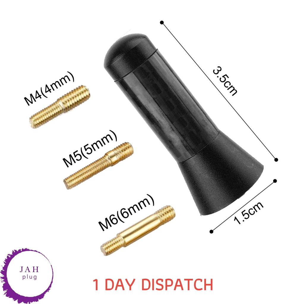 35mm STUB รถ ANTENNA FITS VW LUPO, VW UP, VW POLO 6N 6N2 9N 9N3 6R 6C GTI