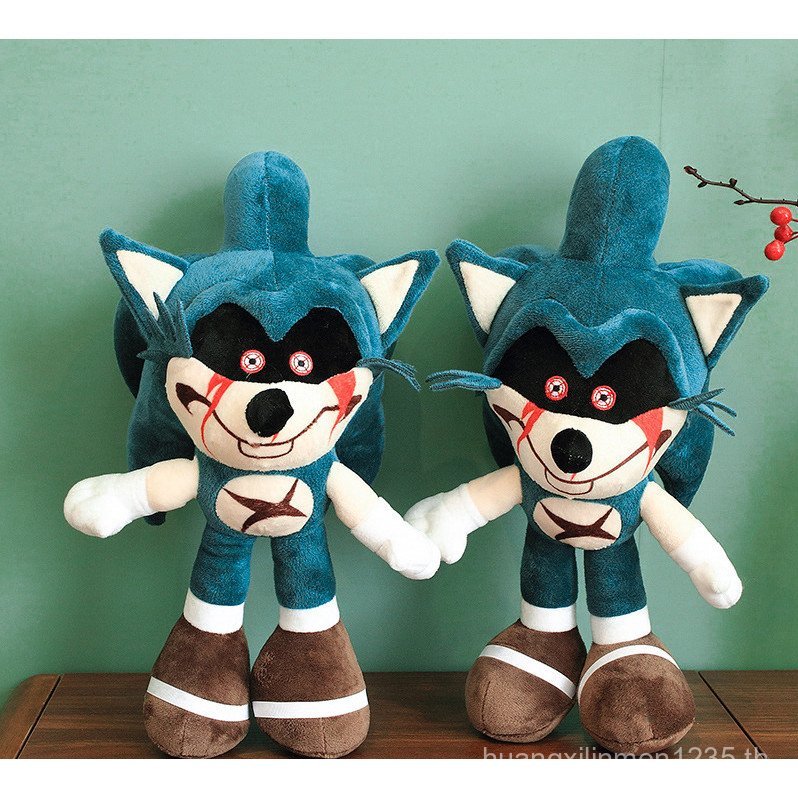 สินค้าใหม่ Sonic exe Game Doll Spirit Dark Sonic Exec Plush Doll Toy ของขวัญวันเด็ก