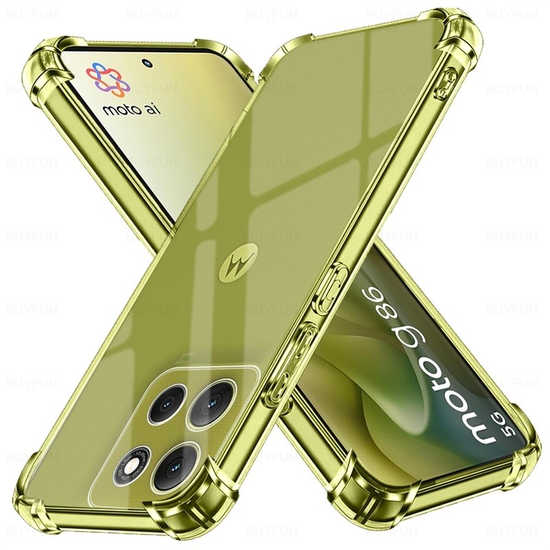 คริสตัลใสกันกระแทก TPU Soft Case สําหรับ Motorola Moto G86 G 86 Power G86Power 5G 86G โปร่งใสเปลือกป