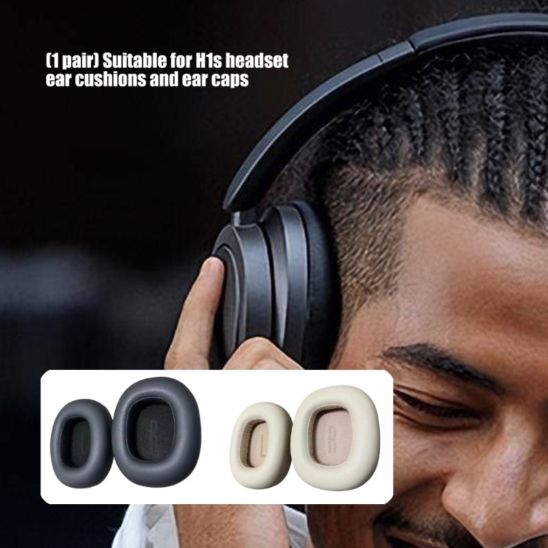 Zzz ติดตั้งง่ายแผ่นรองหูฟังสําหรับ H1s หูฟัง Earmuff ที่ครอบหู