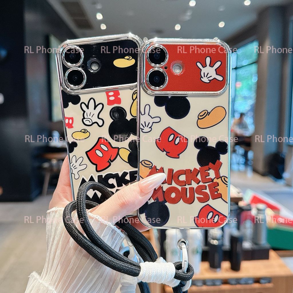 💙 เคสมือถือสำหรับ iPhone มาพร้อมสายคล้อง17PROMAX 17PRO 16PROMAX 16/15 iPhone 14 13 12 11PROMAX-HYMBKP131
