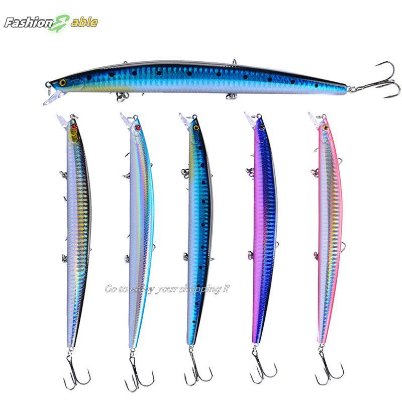 ปลายายักษ์ 18 ซม. 24 กรัม สำหรับตกปลานิลทะเล พร้อมตะขอแน่นอนและตา 3D คมชัด