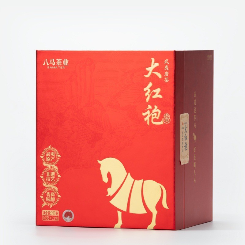 Bama Tea AB209 Rock Bone Floral Fragrance · Wuyi Rock Tea · Dahongpao-210g (10g x 21 Packs) J1FN
