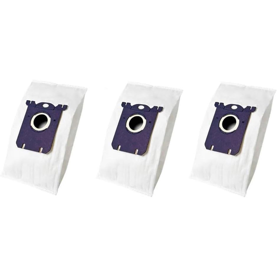 3 แพ็คเปลี่ยน EL202F ถุงสูญญากาศสําหรับ Electroluxคลินิก S-Type EL4100 EL4040S EL4040AZ EL4042 EL404