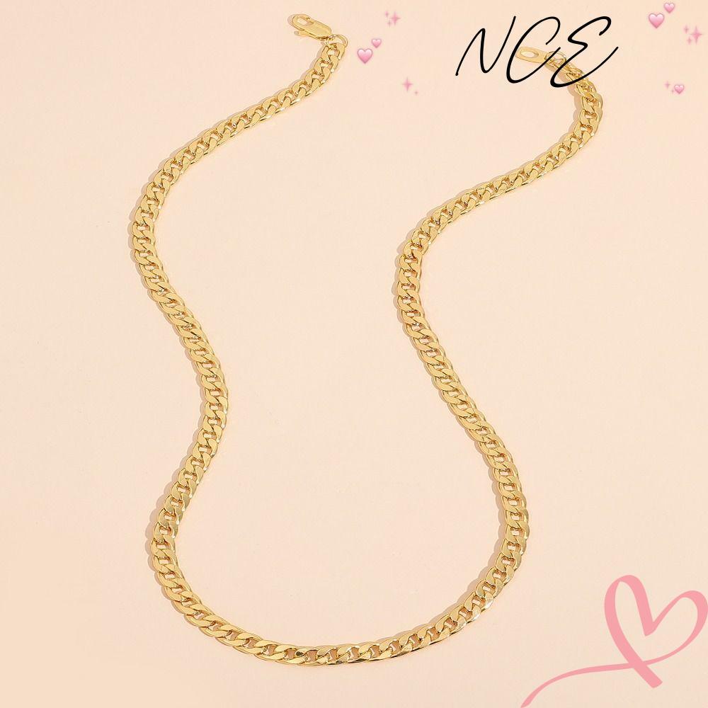 สร้อยคอและสร้อยข้อมือชุบทอง 18K NCE หลากขนาด