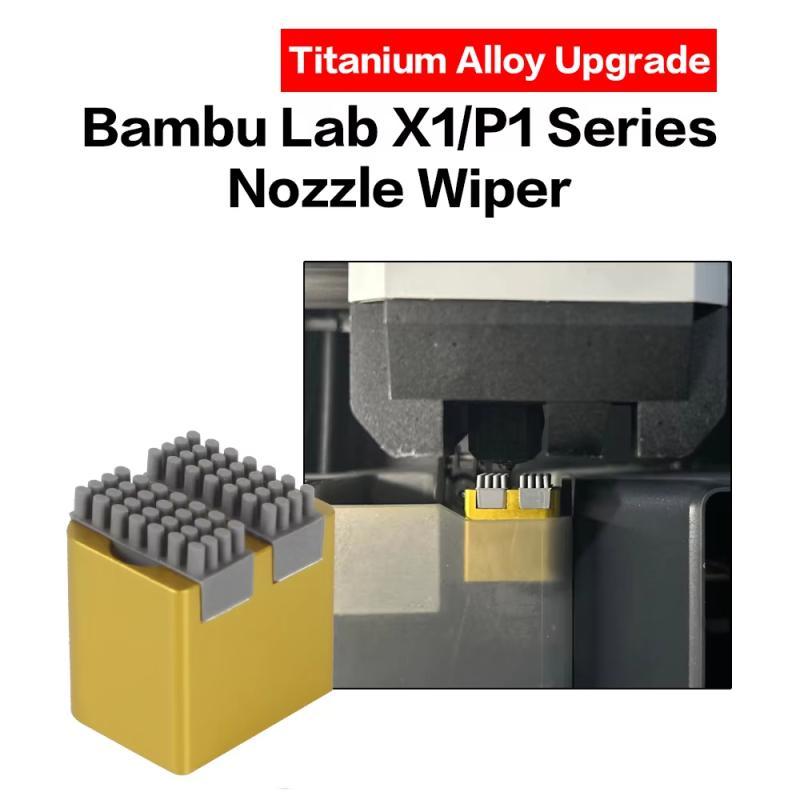 1 Set Mounted Scrubbers Print Head Cleaner Printer Head Wiping For Bambu Lab X1 P1S Series Nozzle Br