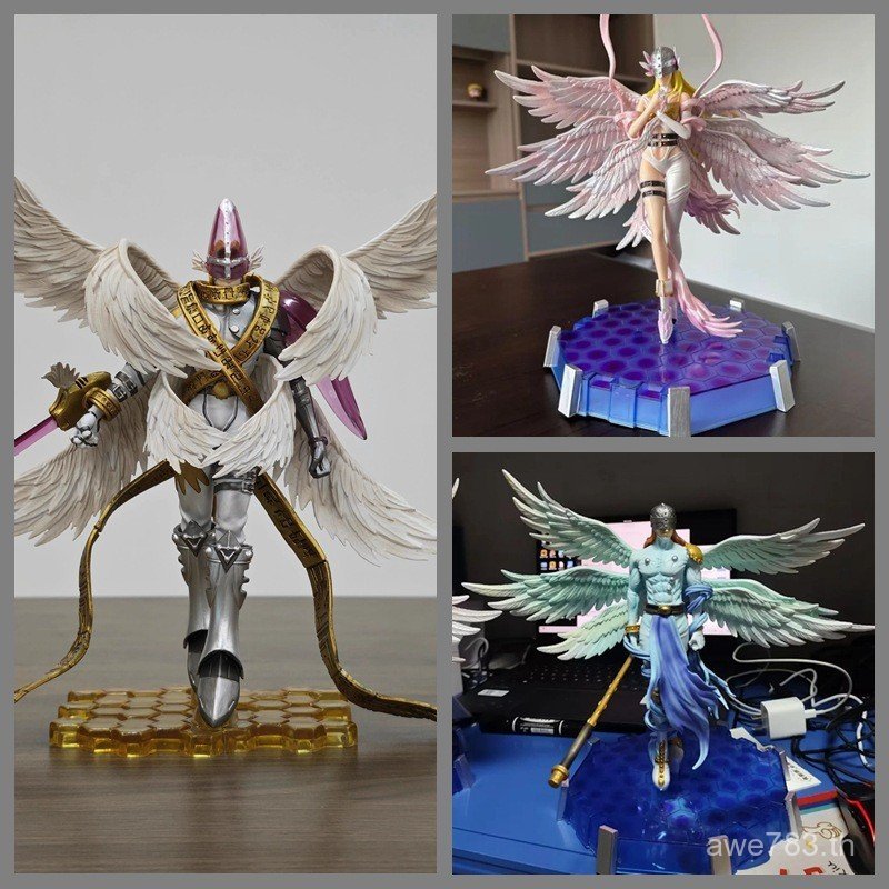 Heavenly Girl Beast Moon Temple Model Boxed Figure Can Luminous รูปปั้น GK Angel Beast Digimon OQUE