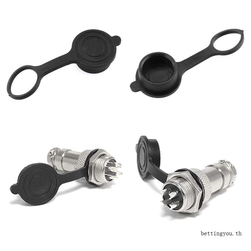 ʚɞ* Universal GX12GX16 GX 20 Aviation Connector Plug Cover ฝาครอบกันฝุ่นกันน้ํา