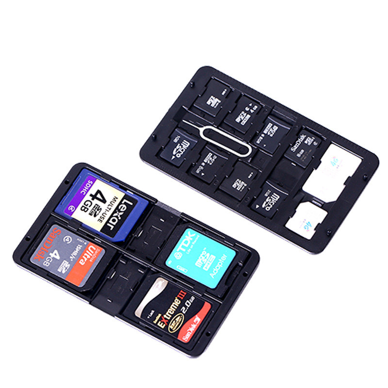 เคสบัตรSD สำหรับโทรศัพท์และกล้อง รองรับTF และSIMการ์ด  STORAGE CASE Ready Stock
