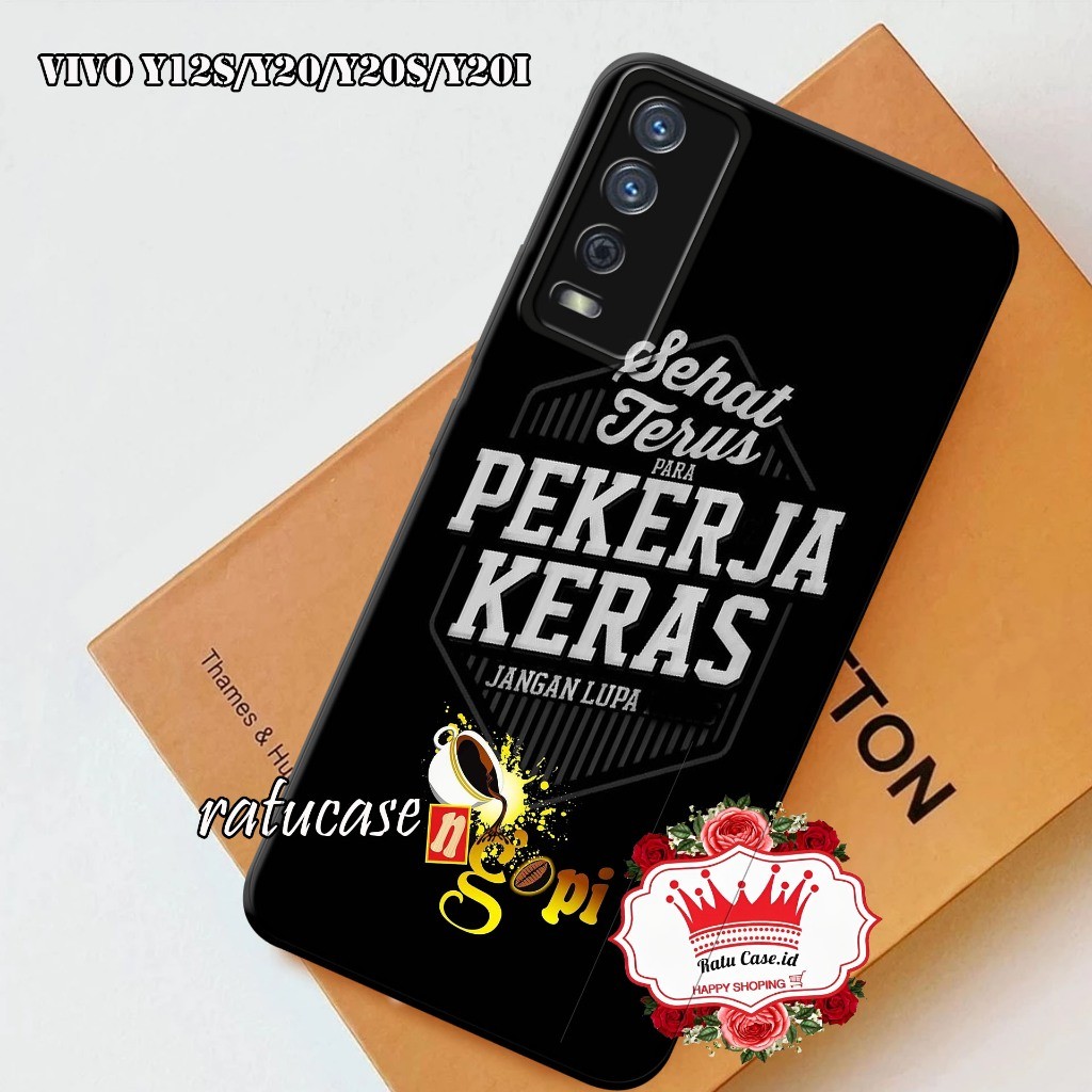 Vivo Y12S/Y20/Y20S/Y20i Softcase with 4 Aesthetic Words - เคส Cool Motif - เคสล่าสุด - เคสสวยๆ - เคส