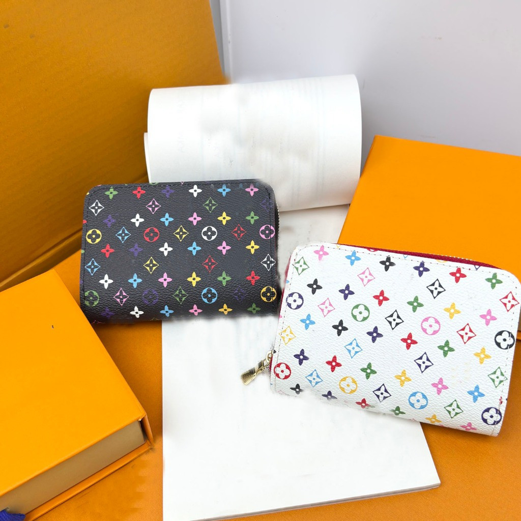 สินค้าใหม่ สินค้าใหม่ มาพร้อม Gift Boxnew Womens Versatile Fashion Short Double-fold Wallet XMWY B24