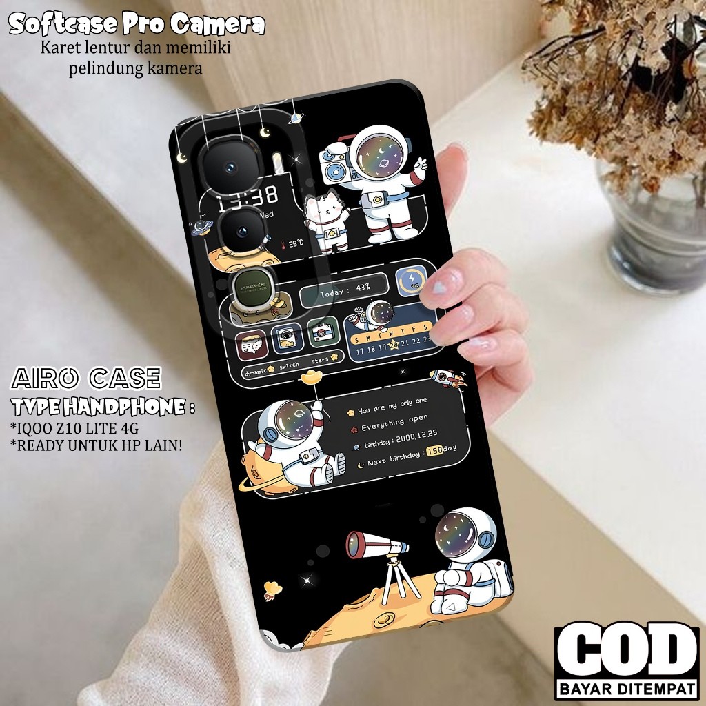 Softcase IQOO Z10 LITE 4G เคสล่าสุด IQOO Z10 LITE 4G แฟชั่นล่าสุดกรณี ASTRONOD ปลอก IQOO Z10 LITE 4G