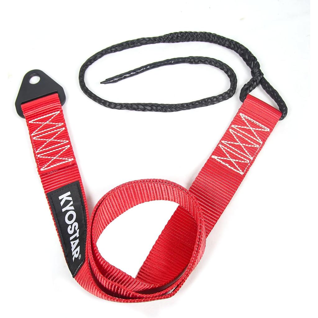 64in Snow Plow Lift Strap for ATV UTV Winch Heavy Duty, 4800lbs Tensile Strength Model Replace 10610