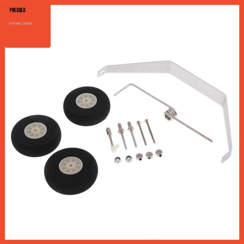 [Predolo] Landing Gear สําหรับ Taildragger พร้อมพวงมาลัยสําหรับเครื่องบิน RC Cessna 182