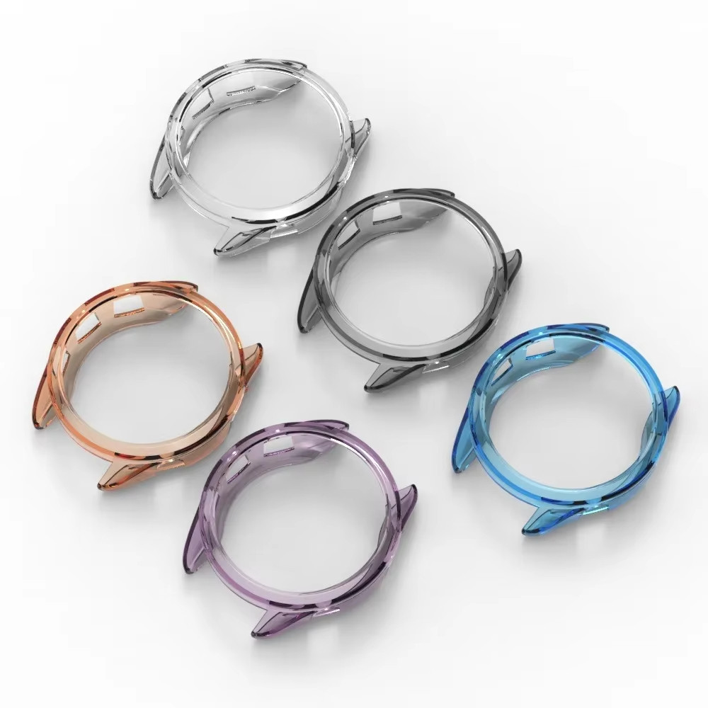 กรณี TPU โปร่งใส for Garmin Forerunner 165/Forerunner 165 Music ป้องกัน Gores เชลล์ป้องกันหน้าจออ่อนกรอบฝากกันชน - รูปที่ 2