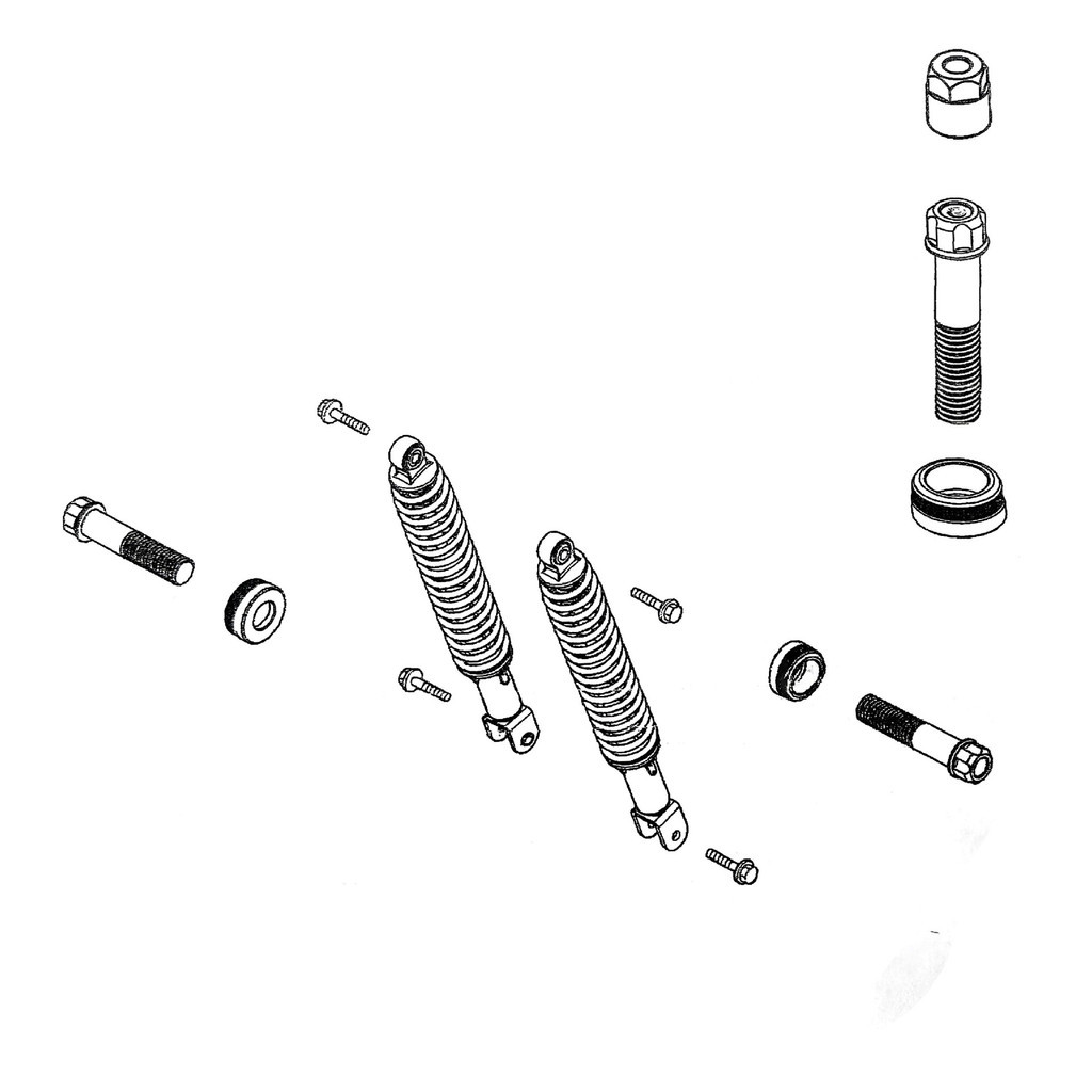 น็อตกันขโมย โช๊คหลังล่าง  ใช้ได้กับรุ่นส่วนใหญ่   น็อตสแตนเลส +งานอลูมิเนียม CNC แท้ พร้อมลูกบล็อก - รูปที่ 5