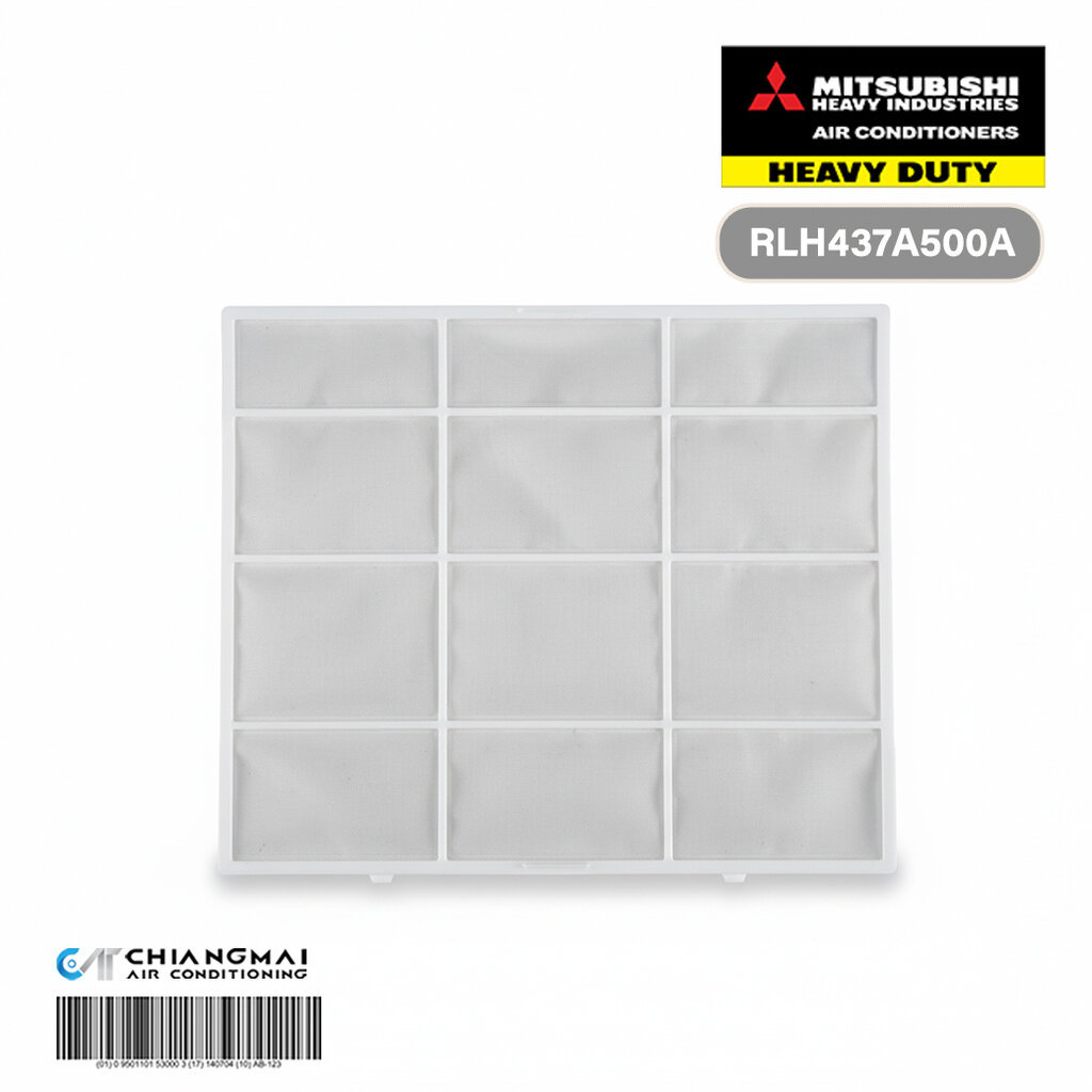 RLH437A500A แผ่นกรองฝุ่น Mitsubishi Heavy Duty ฟิลเตอร์แอร์ มิตซูบิชิ อะไหล่แอร์ ของแท้ศูนย์