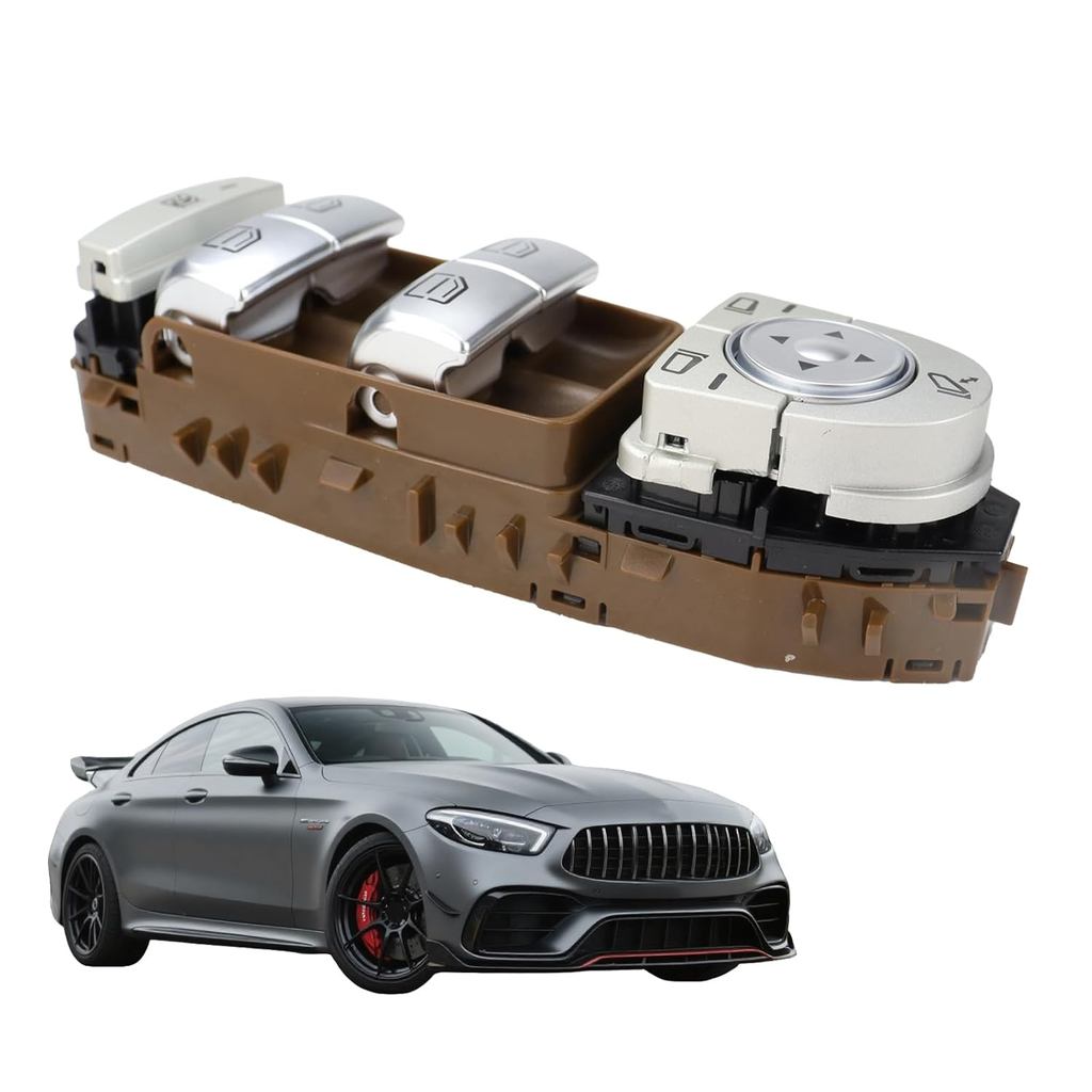 ปุ่มสวิตช์หน้าต่าง Power Master เข้ากันได้กับ Mercedes-Benz C300, C350e, C43 AMG, C63 AMG, C63 AMG 