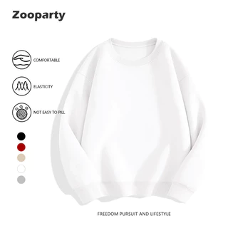 Sweatshirts ใหม่ Basic คอกลม เสื้อแขนยาว ใส่สบาย นุ่ม มี 5 สี สไตล์ลำลอง(ส่งเร็ว จัดส่งจากไทย)