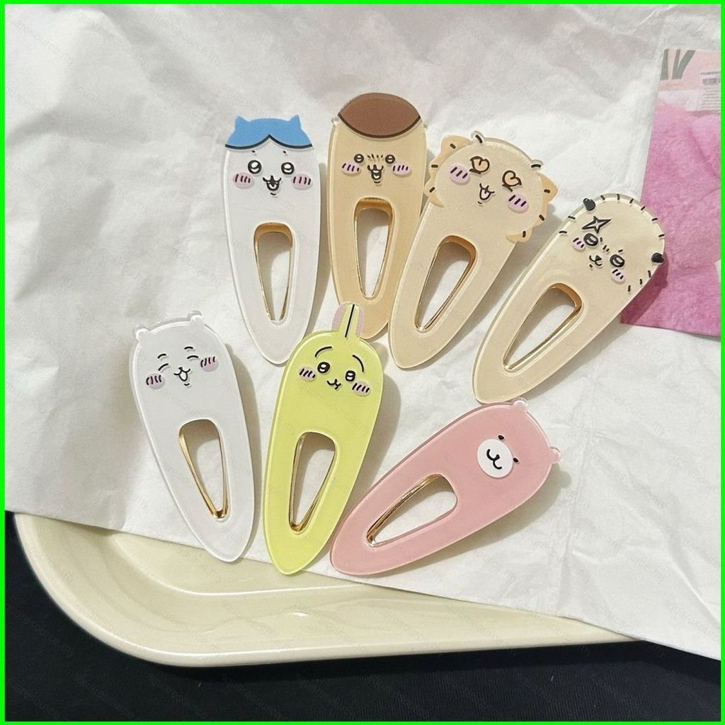 Chikawa Clip กิ๊บรัดผมทรงน่ารัก ทำจากอะคริลิค พร้อมคลิปจระเข้