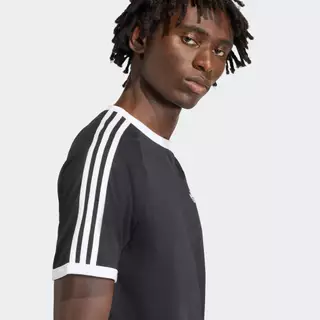 adidas ไลฟ์สไตล์ เสื้อยืด 3-Stripes ผู้ชาย สีดำ KE3538