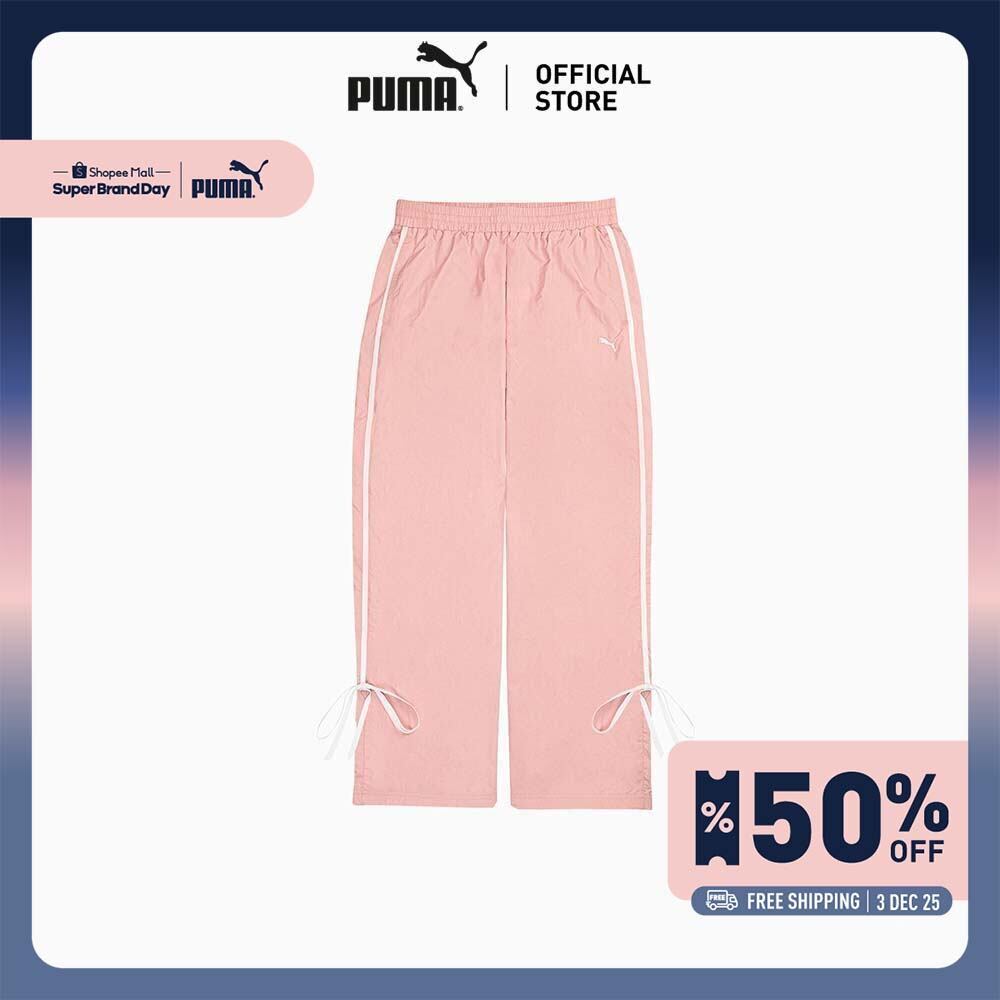 PUMA PRIME/SELECT - กางเกงวิ่งขายาว Modern Delight สำหรับผู้หญิง สีชมพู - 68956319