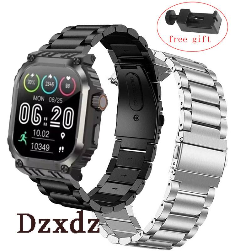 AXON G-Connect สมาร์ทสายนาฬิกาโลหะสแตนเลสสําหรับ AXON G-Connect สายรัดข้อมือสร้อยข้อมืออุปกรณ์เสริม