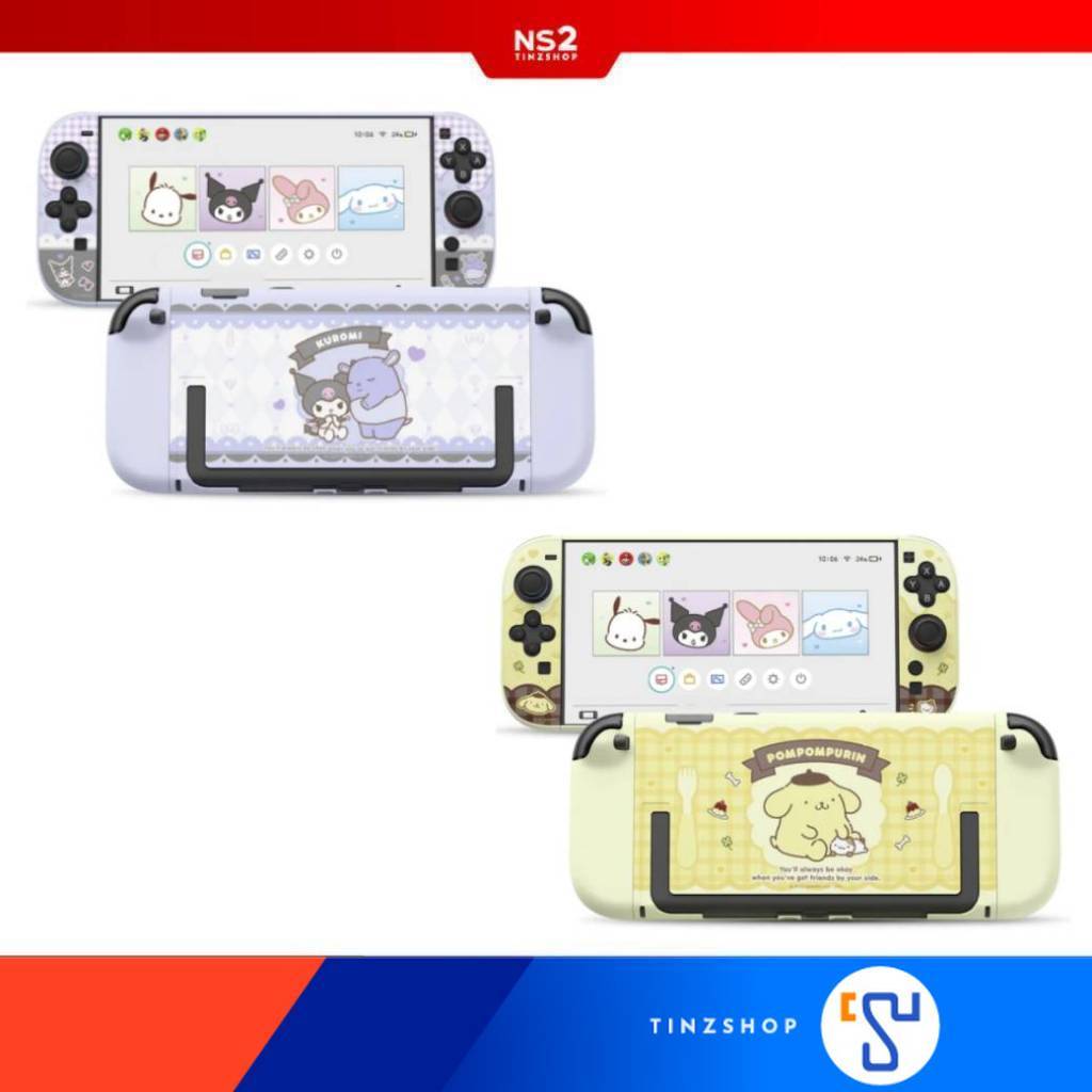 [ส่งด่วน] [Switch2] GeekShare x Sanrio Protective Case for Nintendo Switch2 : เคส ซานริโอ้ ใส่นินเทนโดสวิทซ์2 : Tinzshop