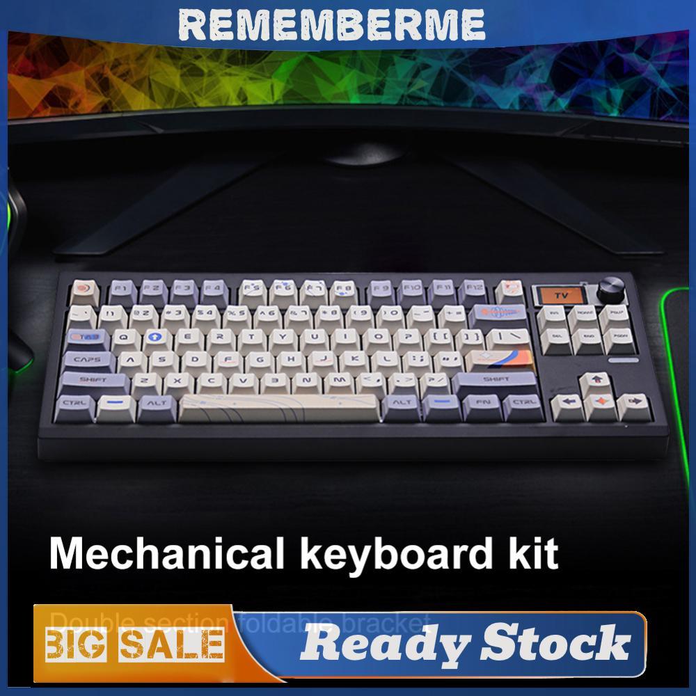 GMK87 Mechanical Keyboard Kit RGB Backlit Keyboard 87Keys คีย์บอร์ดคอมพิวเตอร์ Hotswap พร้อม Knob & 
