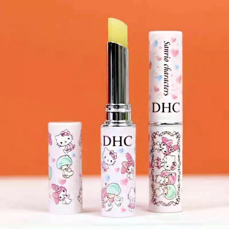 DHC HelloKitty Limited Edition Lip Balm DHC Dunying Limited Edition HelloKitty ลิปสติกสุดพิเศษ Long-lasting Moisturizing Sweet Girly Lip Lines Lightening Set Lip Balm Lip Care