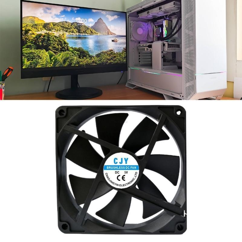 BA Energy Efficient 14025 พัดลมระบายความร้อนคอมพิวเตอร์ โครงสร้าง ABS สําหรับระบายความร้อนและระบายอา