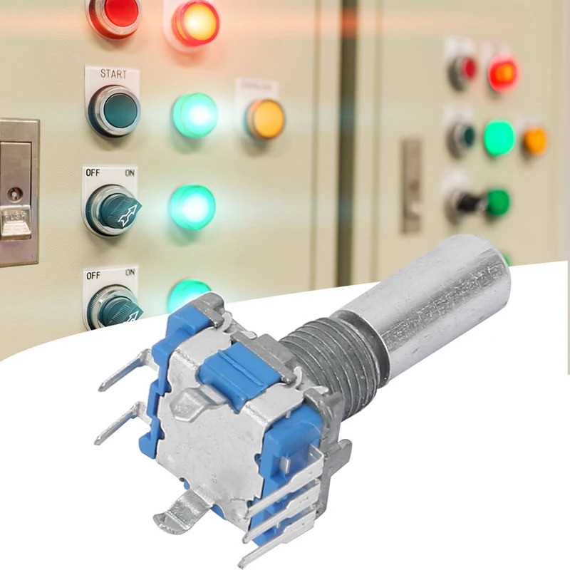 10 ชิ้น EC11 Rotary Encoder Coding สวิทช์ดิจิตอล Potentiometer พร้อมสวิตช์ 5 พิน