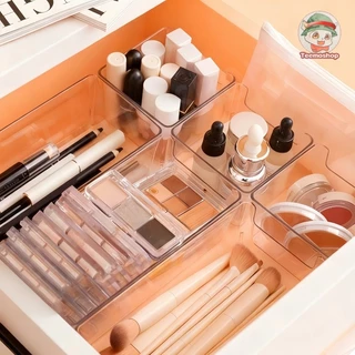 กล่องใสจัดระเบียบ 2 ขนาด โปร่งใส หยิบง่าย เหมาะกับเก็บโน้ต เครื่องเขียน ของจุกจิก