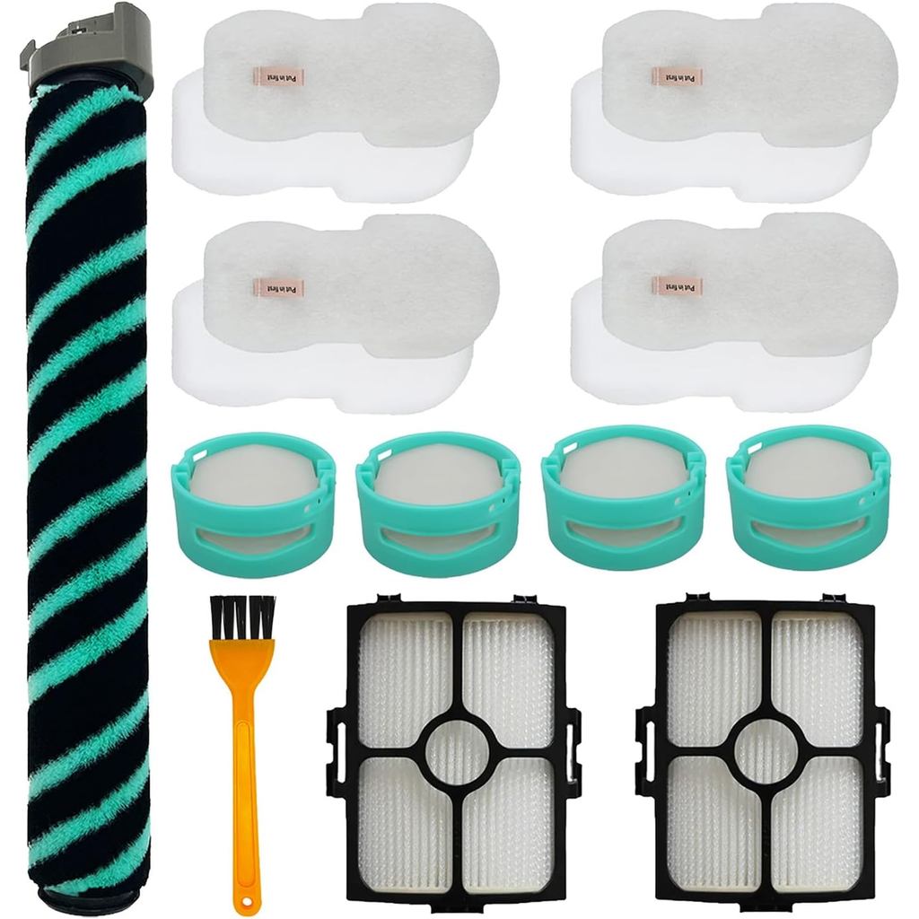 12 PCS HZ4002 อะไหล่สําหรับ Shark Power Detect Upright ทําความสะอาด HZ4002 HZ4000 HZ4001AMZ, 1 แปรงล