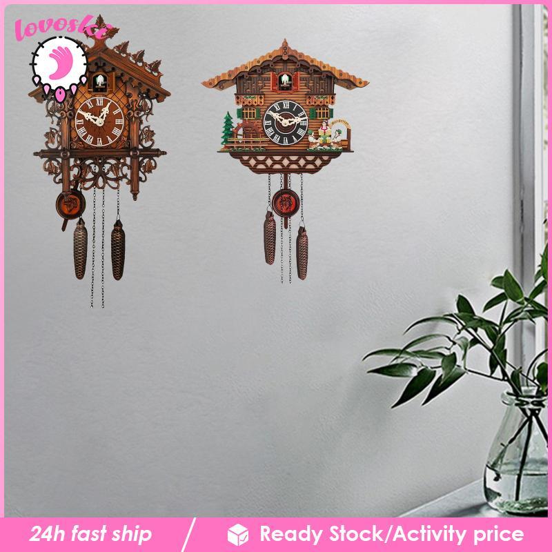 [Lovoski] Cuckoo Clock นาฬิกาแขวนห้องนั่งเล่นห้องครัว Cuckoo House Country