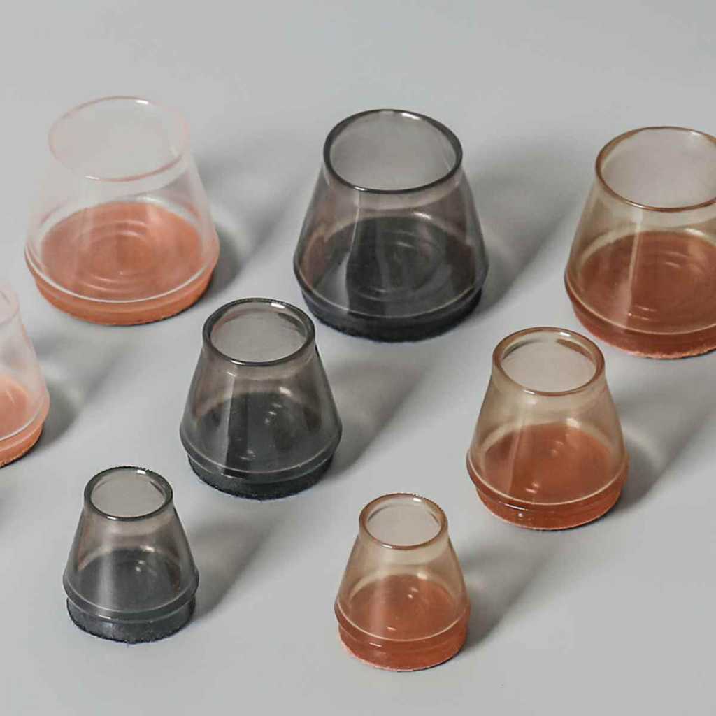 ผ้าคลุมขาโต๊ะ ผ้าคลุมขาเก้าอี้ซิลิโคนเพื่อปกป้องขาเก้าอี้ - พื้นป้องกันรอยขีดข่วนคุณภาพดี Anti-Noise