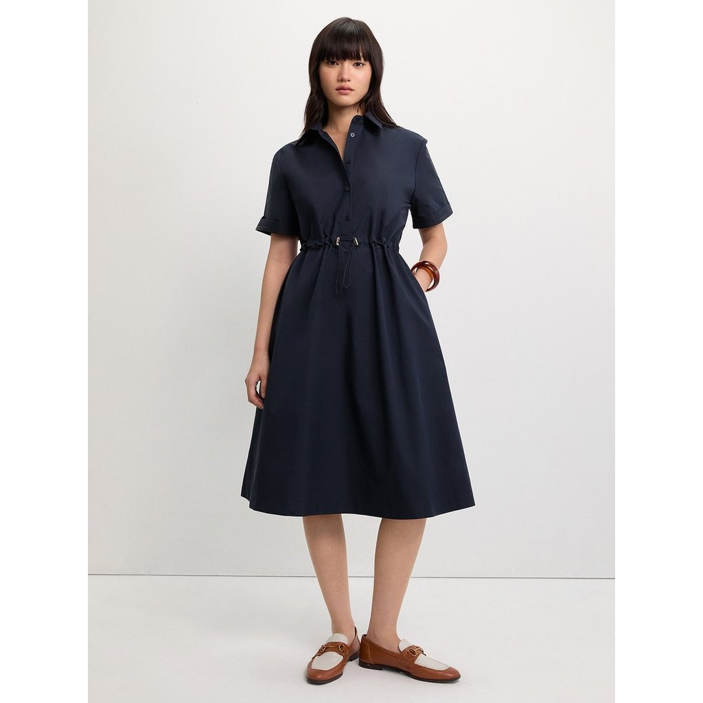 [Pomelo] N/A / Drawstring Shirt Dress